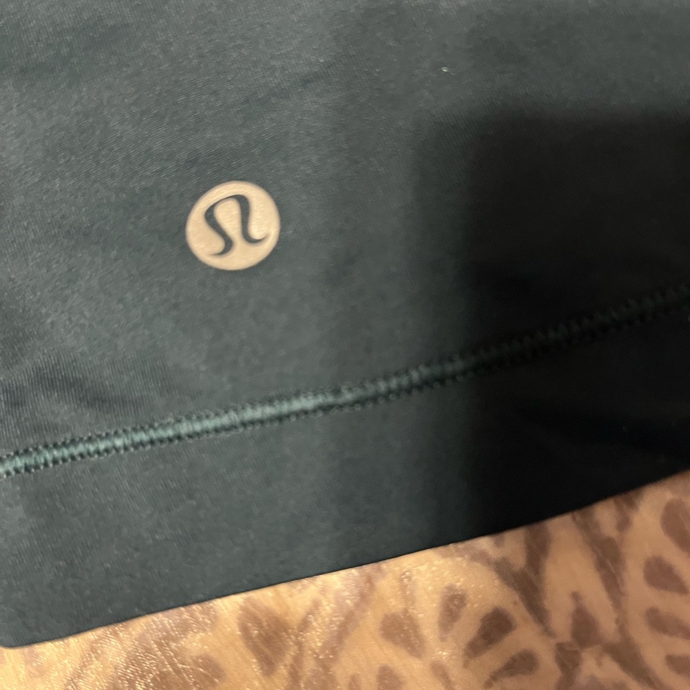 Lululemon leggings with mesh insets in beautiful sage green.